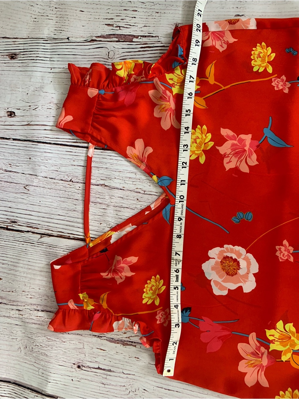 Loft Floral Red Sleeveless V-Neck Women's Top
Size Small - Picture 4 of 10
